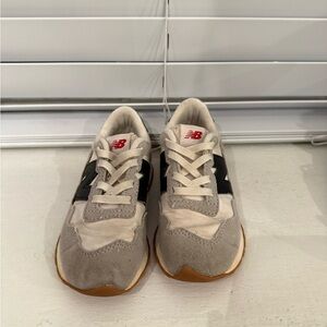 New Balance Gray and Black Kids' Sneakers